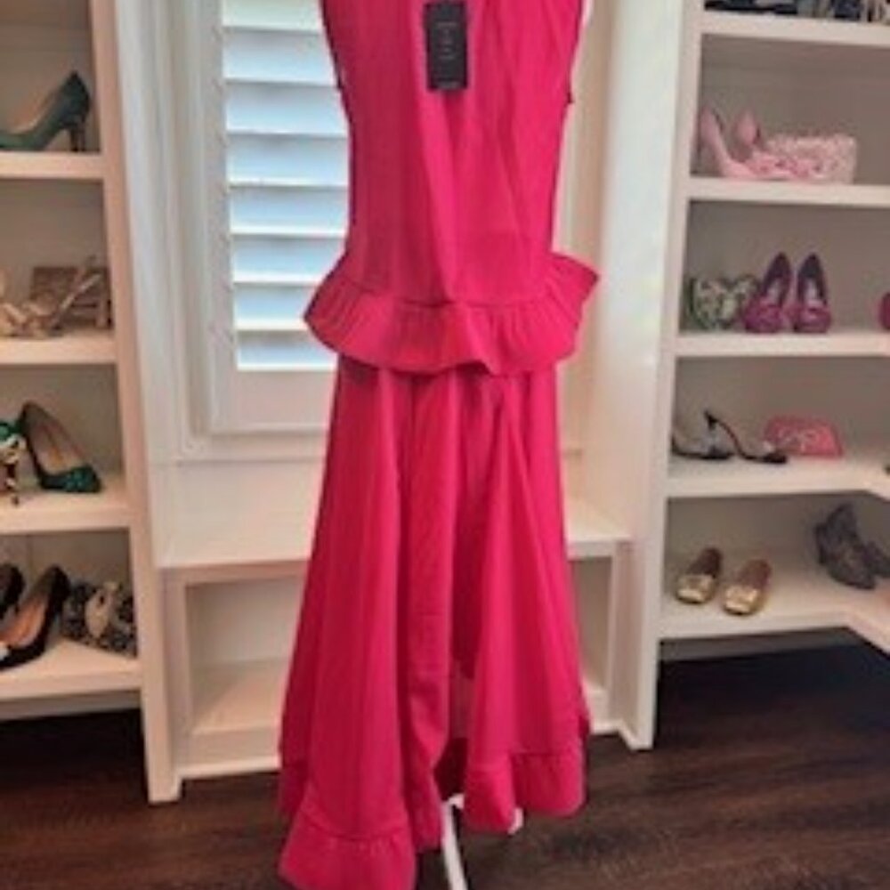 Chic Hot Pink Two-Piece Set - Picture 5 of 8
